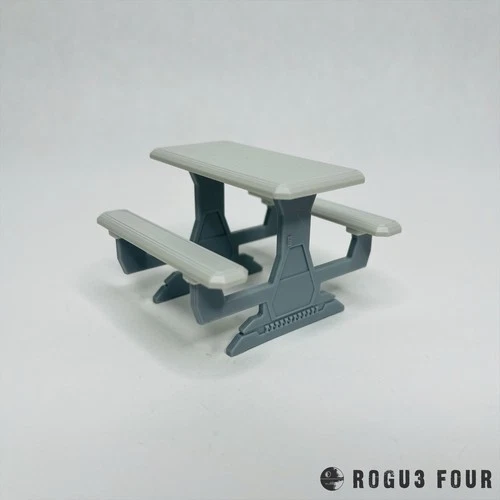 Star Wars 3.75 Vintage Collection Haslab Ghost Bench / Table Accessories Lot