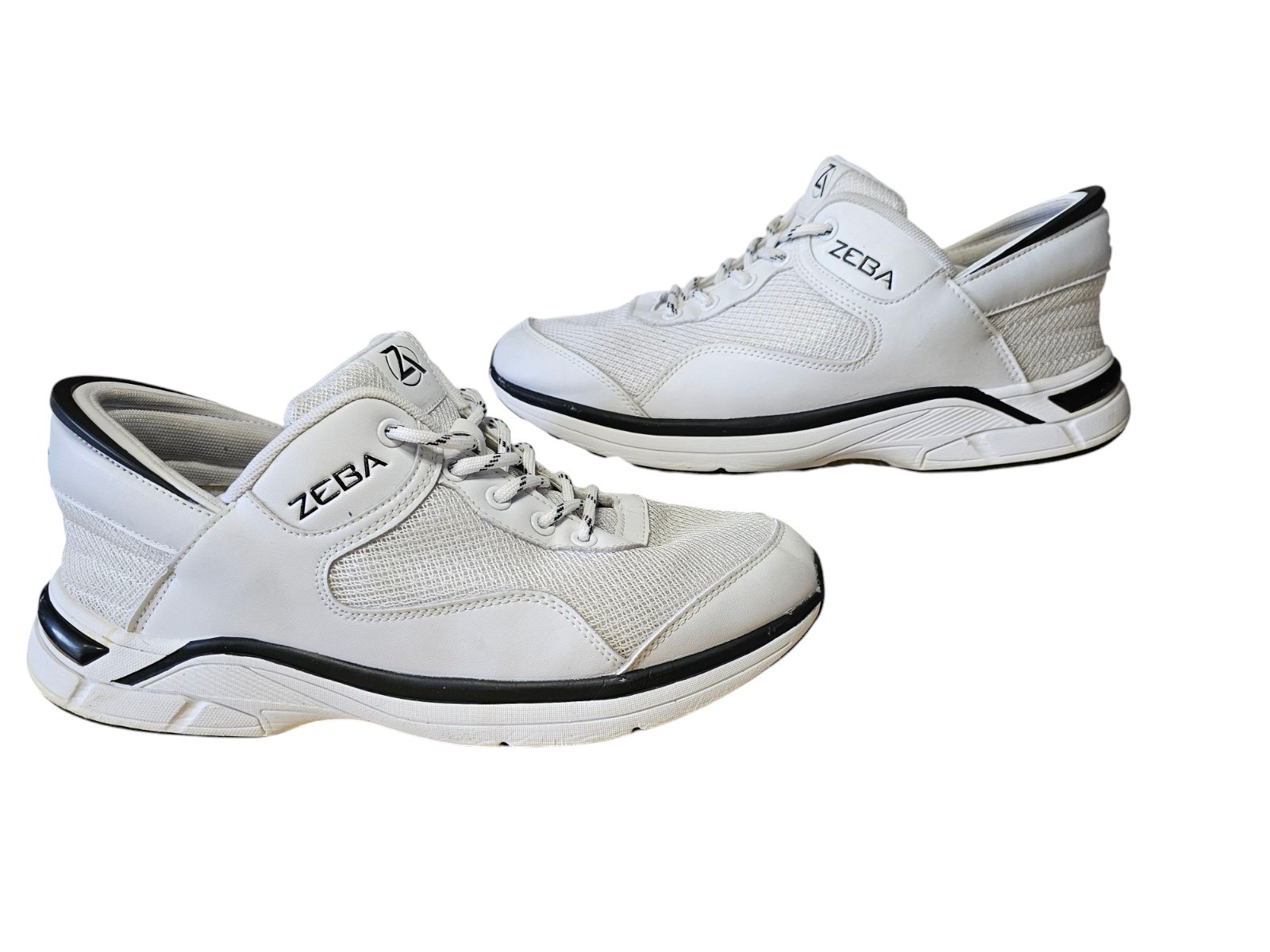 SAOLA Scarpe da ginnastica Zeba Handsfree uomo bianco nero comode taglia 11 5