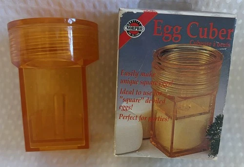 Vintage 1970’s  Egg Cuber Square Egg Novelty Kitchen Gadget with Box  video thumbnail