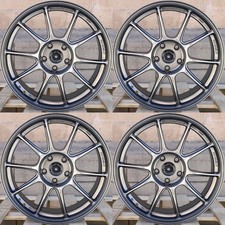 Staggered Rims Wheels Set Of 4 New 5x114.3 18x8.5 18x9 Fits Lexus Honda Nissan