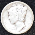 1945-D FINE Mercury Dime, 90% SILVER!