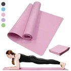 Yoga Mat Pilates Fitness Mat 3/4/6mm Thicknes Non Slip Yoga Cushion Travel Fitne
