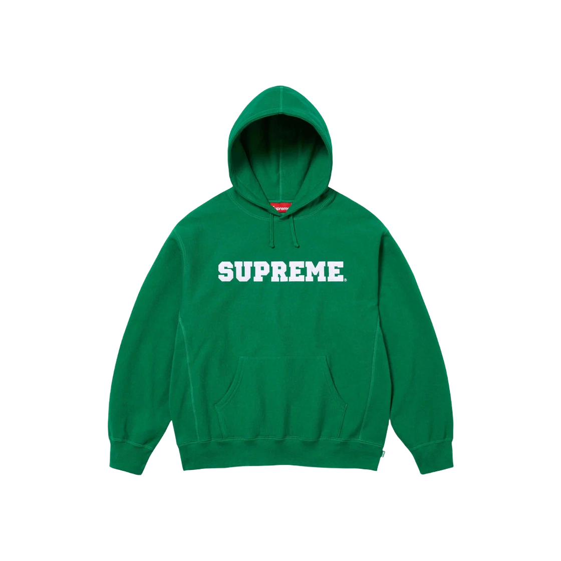 Sweat à capuche Supreme Collegiate vert foncé   24SS