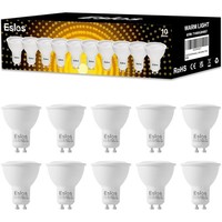 GU10 LED Lampe 6W Warmweiß 3000K 10 StüCk 600 Lumen 120 Grad Ersatz 60W Halogen