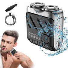 NEW USB-C Double Ring Pocket travel Shaver Mini Men Shaver Portable Beard Razor