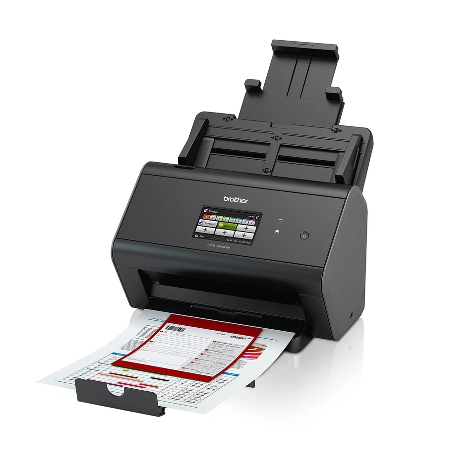 Brother ImageCenter ADS-2800W Wireless Document Scanner, Multi-Page Scanning, - Image 3 of 4