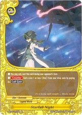 Bushiroad Future Card Buddyfight Starfall Night D-BT03/0037EN R Legend World