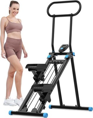 HXD-ERGO Treppenstepper Faltbar Treppenmeister Maschine für Home Gym Workout, 160kg