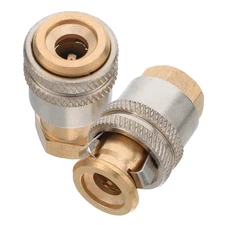 2pcs Tire Inflator Chuck 1/4'' Quick Release Locking Air Chuck