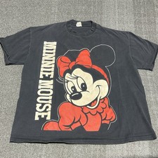 Vintage 80s Minnie Mouse Big Graphic Shirt One Size Fits All Double Sided AOP