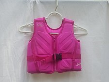 Toddler Girls Pink Speedo Swim Vest Flotation Device, Age 2 To 4 Years