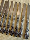 reed and barton mirrorstele sterling flatware Fluted Scroll full service for 8 +