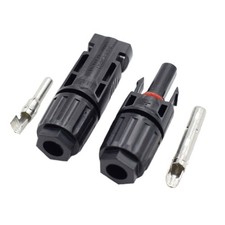 10 Sets Waterproof Flame-Retardant MC4 Solar Connectors with IP67 Rating, 30A
