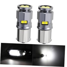 1156 BA15S LED Light Bulbs 6000K 2400 Lumens 7506 P21W 1073 199 2396 1141 White