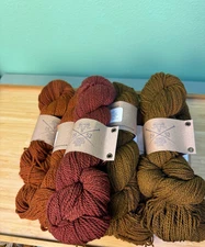 NWT Farmers Daughter Fibers Recollect Sport Rambouillet Wool Yarn Luxury