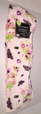 Betsey Johnson TWIN Blanket 60  X90  , PINK W/Butterflies, Bees, Ladybugs Flowers