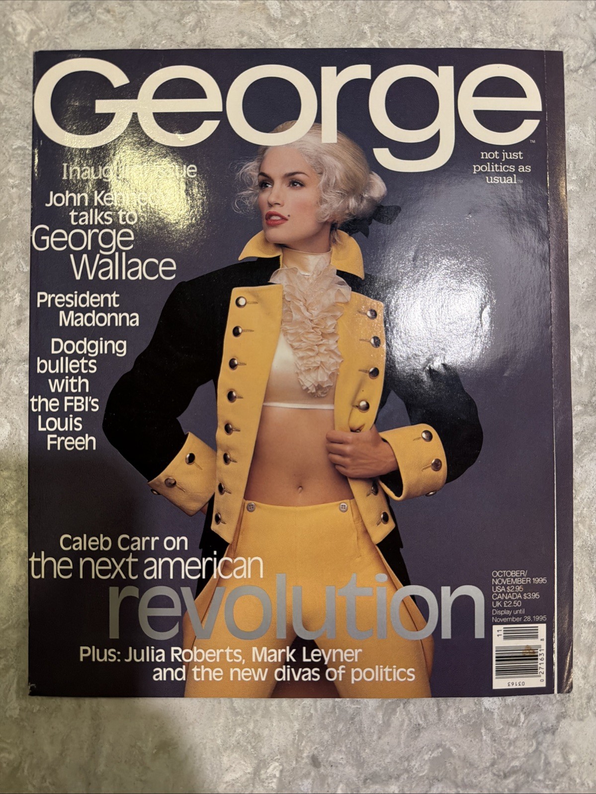 George Magazine Inaugural Issue Oct/Nov 1995 - John F Kennedy Jr