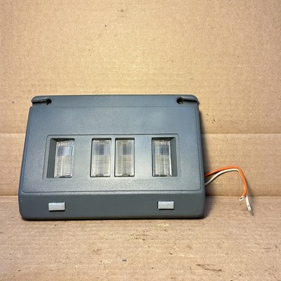 PONTIAC FIERO OEM FRONT OVERHEAD ROOF DOME LIGHT SWITCH PANEL TRIM GRAY 84-88