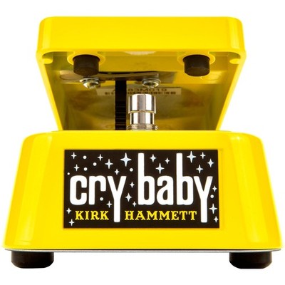 Dunlop KH95Y Kirk Hammett Signature Cry Baby Wah, Yellow Sparkle Limited Edition
