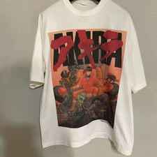 Akira Anime Graphic White Color Gift fan Unisex Shirt Reprint S-5XL