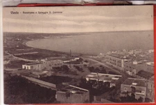 CARTOLINA  VIESTE  FP    VIAGGIATA  1920 PANORAMA E   SPIAGGIA S. LORENZO BELLA