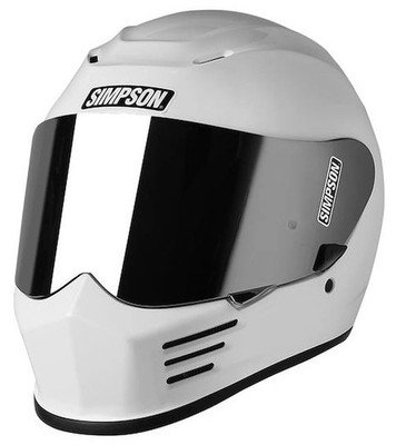 Simpson Helmets Speed Bandit Motorcycle Helmet, Medium [White]