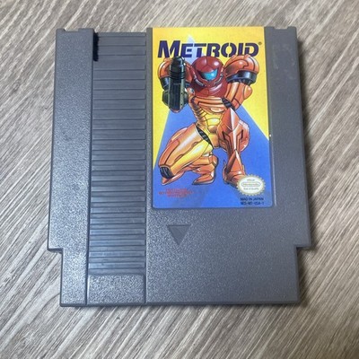 Metroid Yellow Label Nintendo Nes Authentic