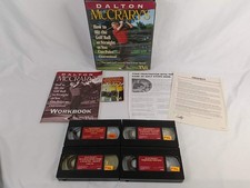 Dalton McCrary's How To Hit The Golf Ball Straight VHS 4 Lessons + Workbook
