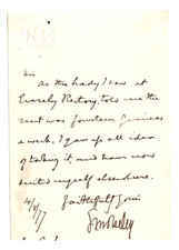 Field Marshal Garnet Wolseley Signed Letter 1877 / Autograph British Army