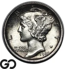 1920 Mercury Dime Gorgeous Superb Gem BU++ Full Split Bands