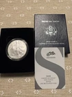 2008-W American Silver Eagle Reverse of 2007 Burnished 1 oz .999 US Mint $1 Coin