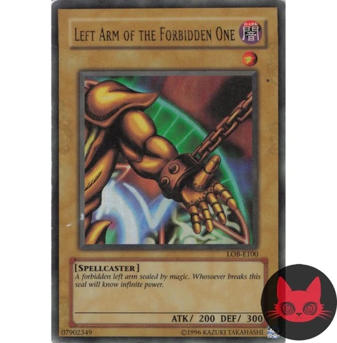 Yugioh Left Arm of the Forbidden One LOB-E100 Ultra Rare HP