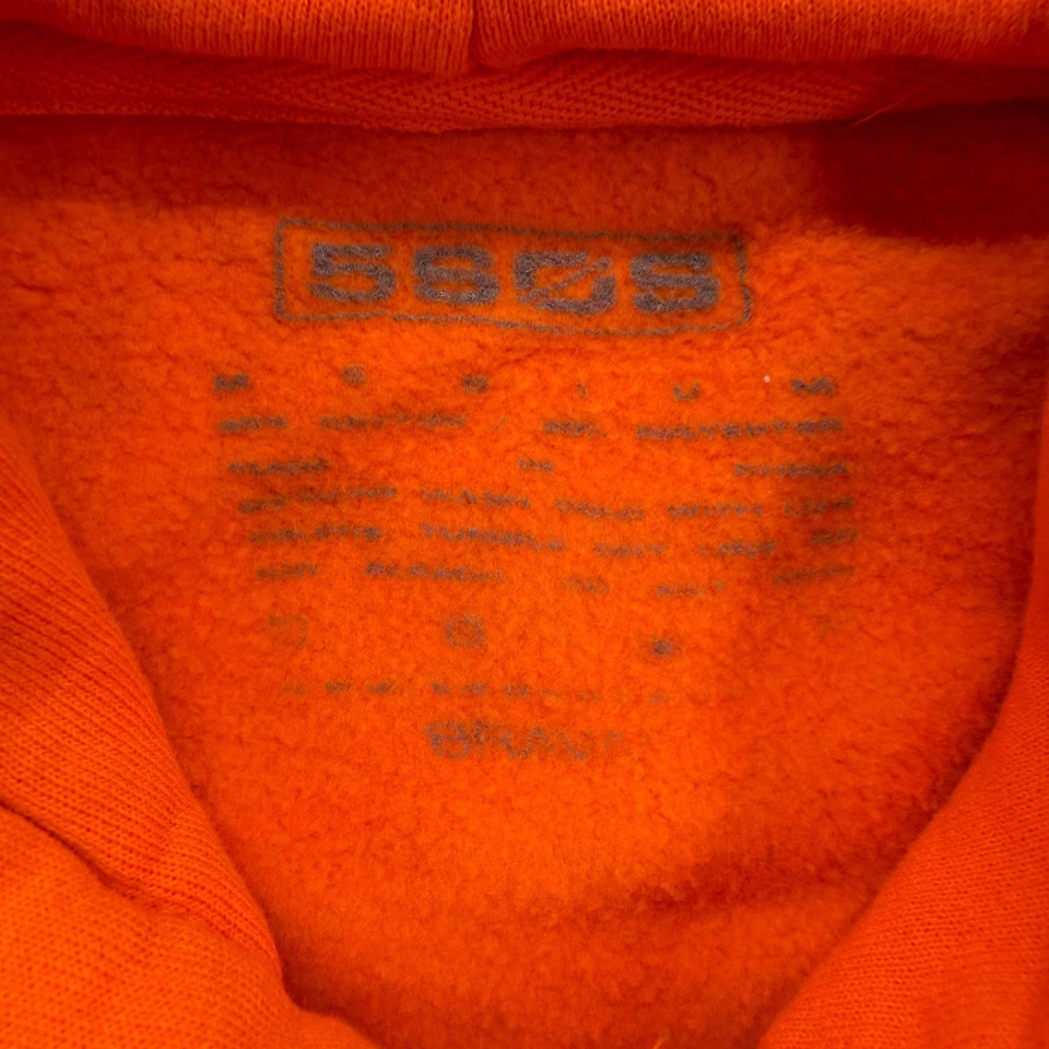 Оранжевый пуловер толстовка с капюшоном 5SOS 5 Seconds Of Summer North American Tour 2019 - Изображение 3 из 4