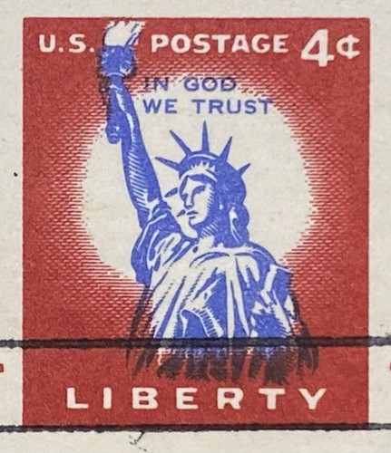 1956 *STATUE OF LIBERTY* UY16 {FIRST-DAY-OF-ISSUE} POSTAL CARD WITH PAID REPLY! - Picture 5 of 12