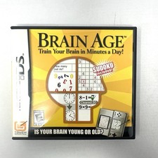 Brain Age Train Your Brain in Minutes a Day Nintendo DS Complete In Box