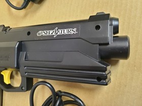 SEGA SATURN VIRTUA GUN 2 Controllers + VIRTUA COP 1 2 HSS-0122 HSS-0152 #31