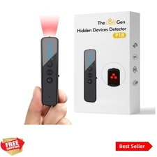 Compact RF Signal Scanner - Portable Anti-Spy Device for Travel and Home