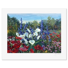 John Powell, "Riverwood Garden" Limited Edition Printer's Proof Serigraph, Numbe