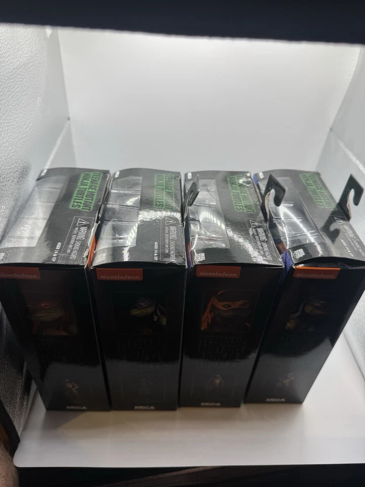 NECA TMNT Teenage Mutant Ninja Turtles Figure Set 1990 Movie Original New - Image 4 of 4