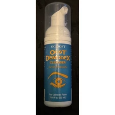 NEW OCuSOFT Oust Demodex Remover Cleanser Foam for Eyelids & Lashes