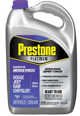 Antifreeze Coolant Prediluted for Vehicles