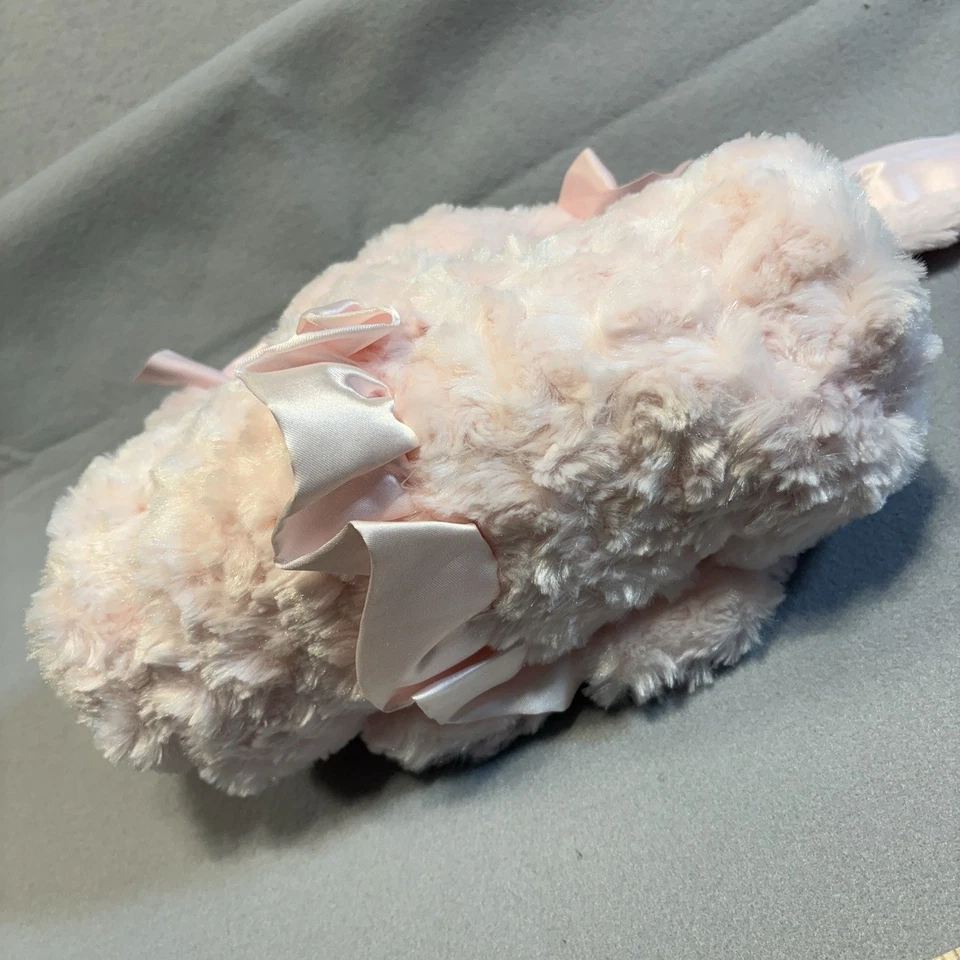 Bearington Baby Pink Bunny Cochecito Manta Peluche Animal 28.5” Lovey Nuevo con Etiquetas Foto 4 de 4