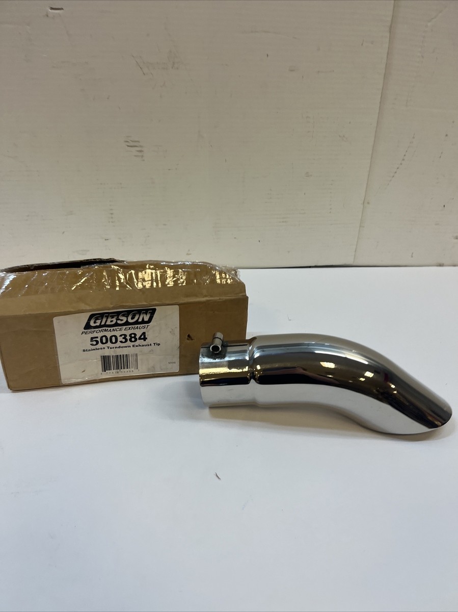 Gibson Stainless Turndown Exhaust Tip 3 Gibson Stainless Turndown Exhaust Tip 3