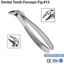 Dental Tooth Extraction Forceps Fig.13 Adult Lower Pre-Molars Oral Surgery   