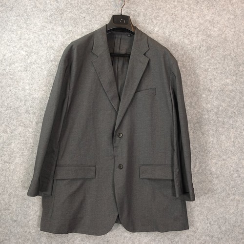 Uniqlo 2 Piece Suit Mens 3XL 50L Gray Slim Fit Blazer Tuxedo Slim Fit 44/26 - Picture 2 of 24
