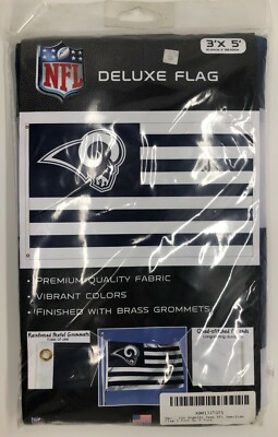 Los Angeles Rams Flag - 3-by-5 foot Flag - Stars and Stripes