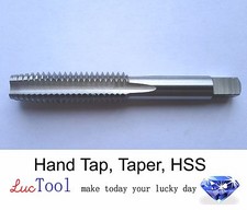 1-14 UNS Hand Tap Taper GH4 Limit 4 Flute HSS Taper Chamfer Bright Screw Thread