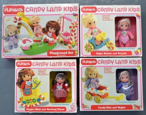 Vintage 19 Playskool Candy Land Kids 3 Dolls Playground Set Nrfb Nos Mib Ebay