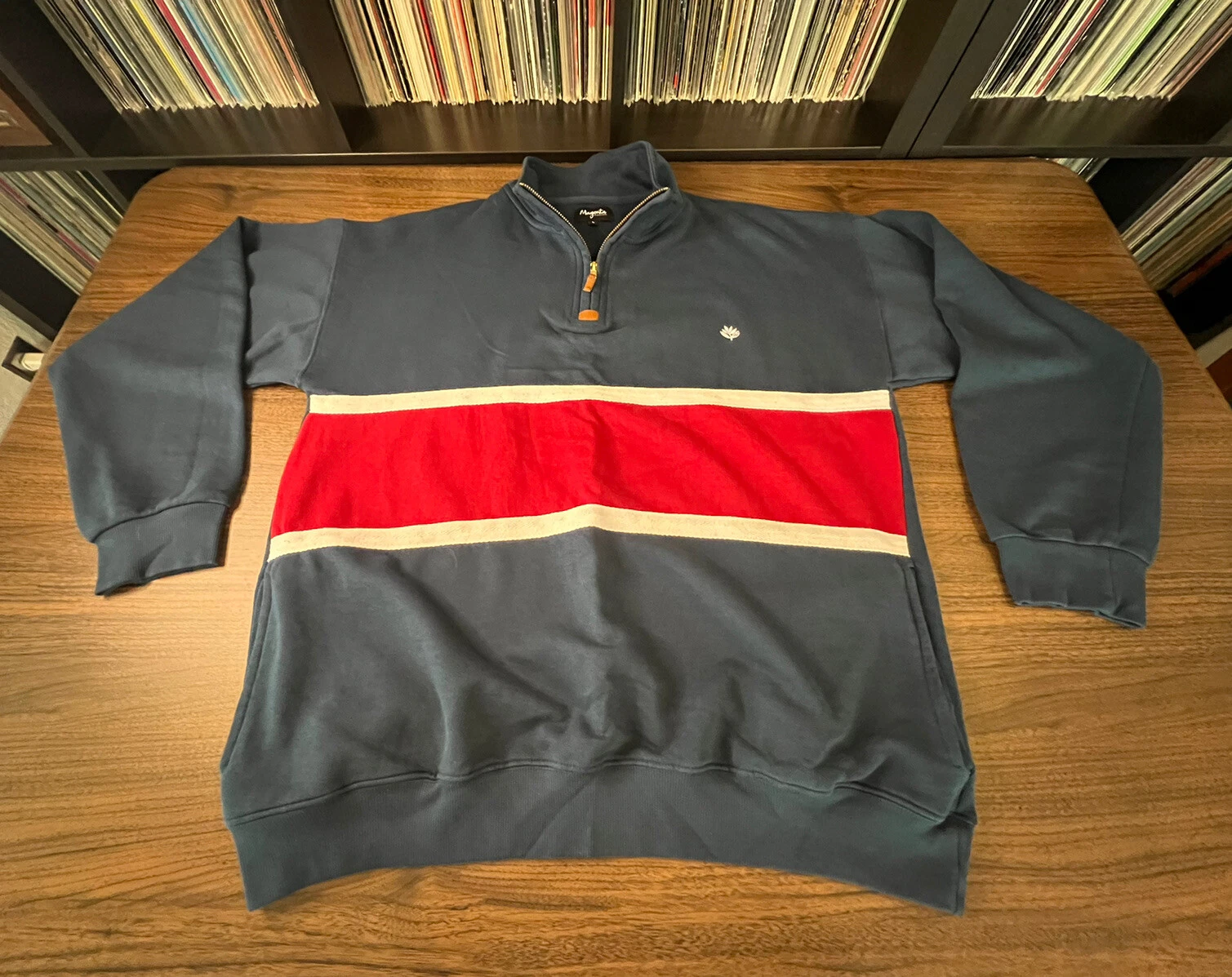 Magenta Skateboards 1/4 Zip Poche Sweat shirt Grand Supreme Stussy Soy Panday