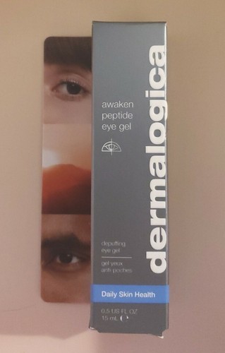 Dermalogica Awaken Peptide Eye Gel Depuffing Eye Gel Firm & Hydrate 0.5 Fl Oz - Picture 2 of 5